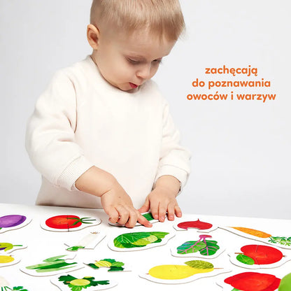 CzuCzu Puzzle do pary Owoce i warzywa 18m+