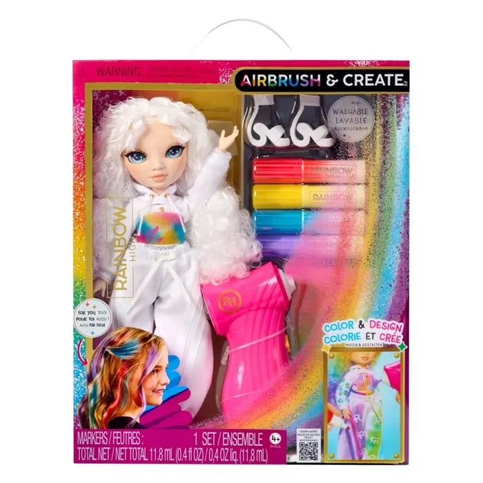 Rainbow high air brush and create
