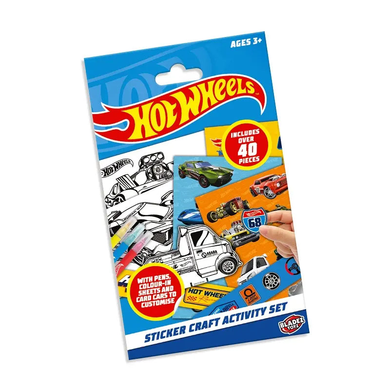 Hot Wheels zestaw kreatywny z naklejkami