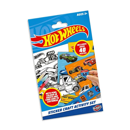 Hot Wheels zestaw kreatywny z naklejkami