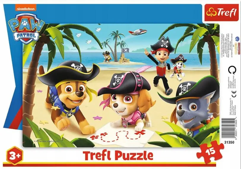 PUZZLE RAMKOWE 15 Przyjaciele z Psiego Patrolu