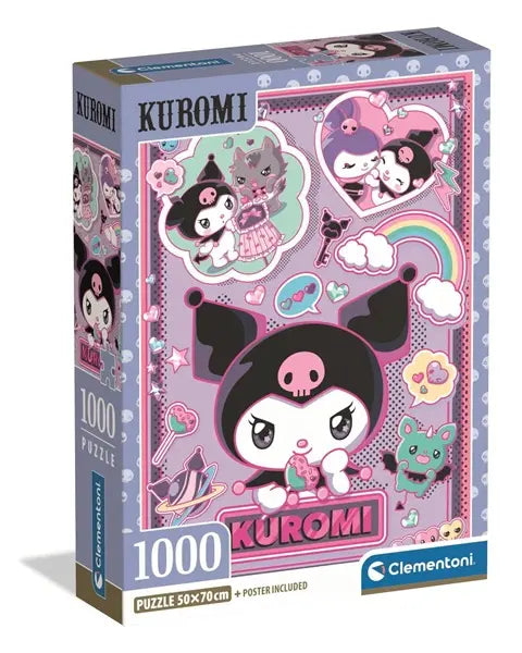 Puzzle 1000 Kuromi Compact Box