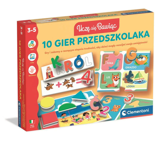 Uczę się bawiąc! 10 gier przedszkolaka