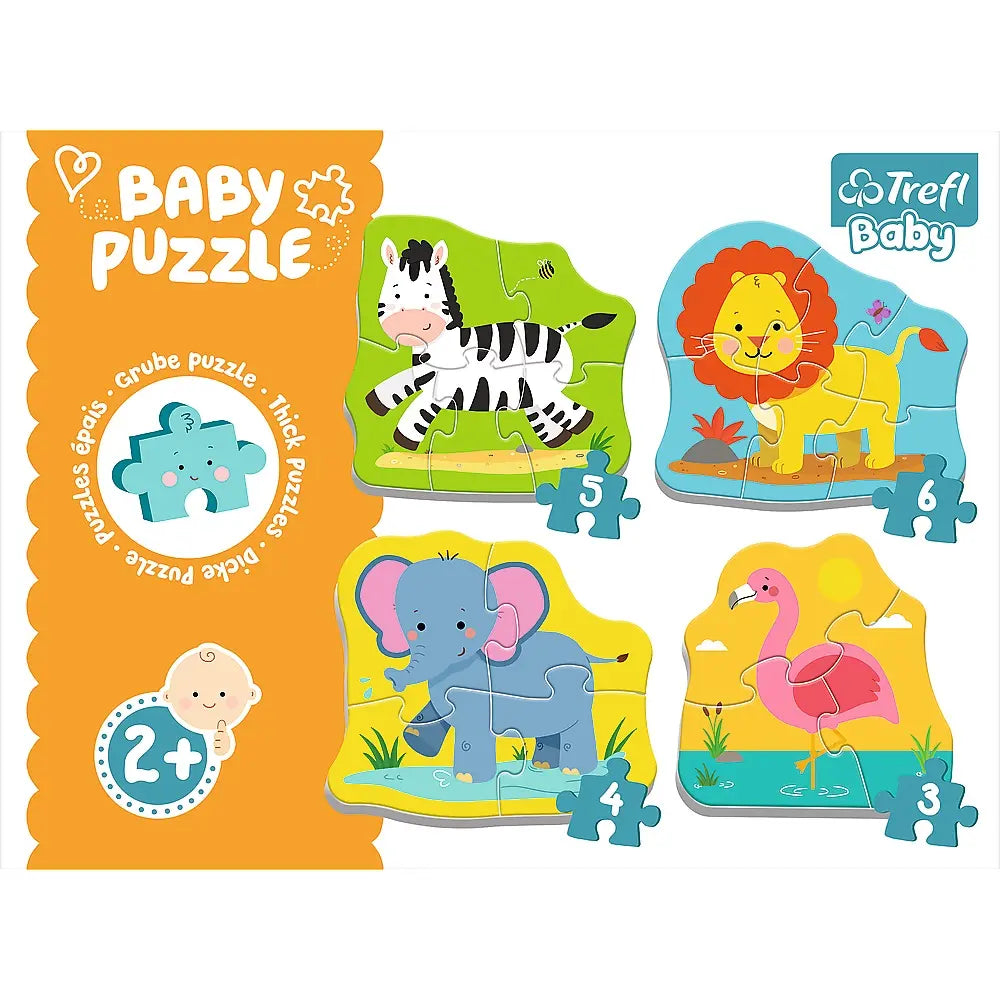 Puzzle baby classic zwierzątka na safari