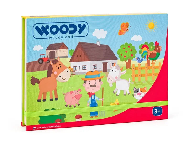 Pudełko z magnetycznymi kształtami, Farma