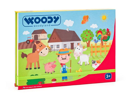 Pudełko z magnetycznymi kształtami, Farma
