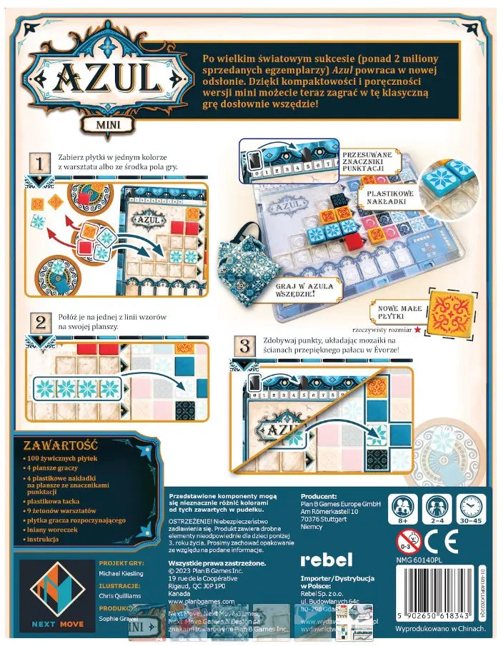 Gra azul mini