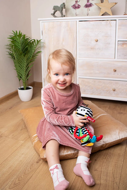 Moms care mini ośmiornica biało-czarna