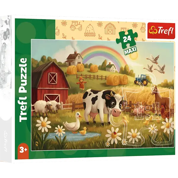 PUZZLE MAXI 24 Krowa na farmie 14397