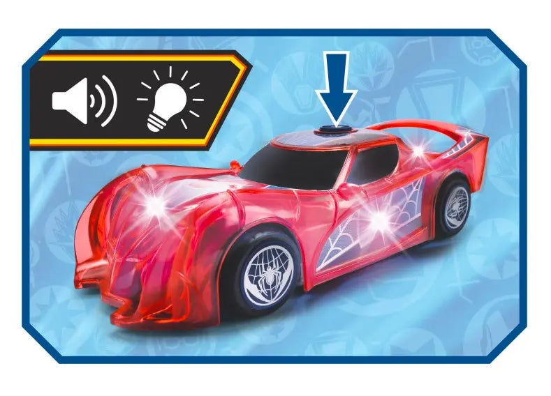 Jada marvel light hero spiderman auto światło/dźwięk