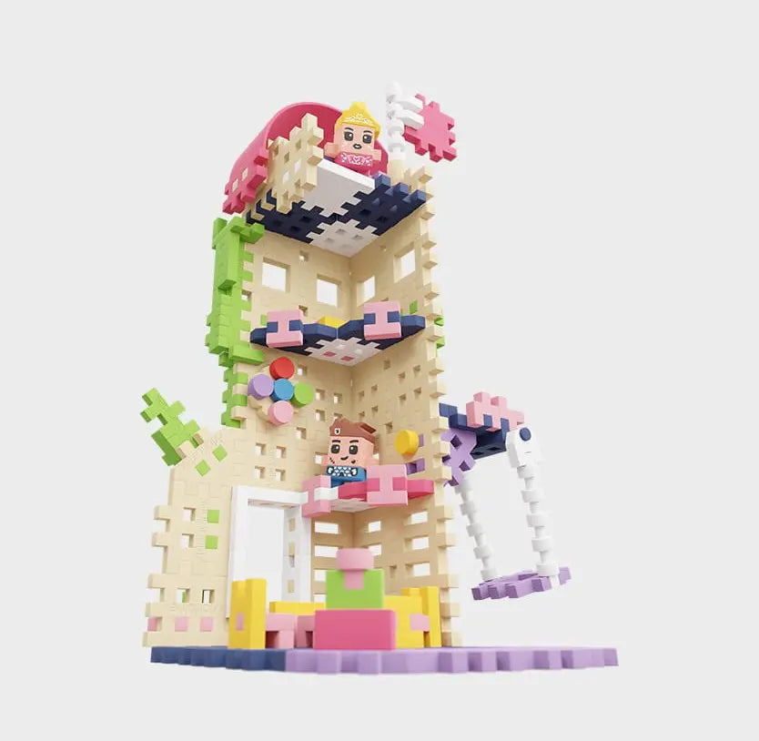 Klocki waffle mini KsiężnWieżaFan148el 05791