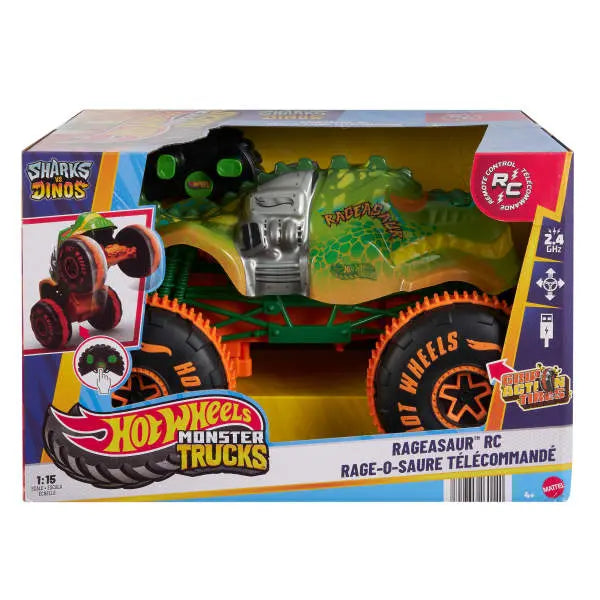 Hot wheels monster truck rc 1:15 rageasaur