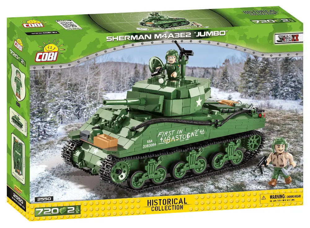 COBI HC WWII Sherman M4AE2 Jumbo 2fig.720kl 2550