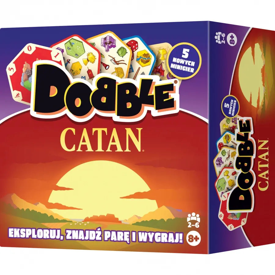 gra Dobble Catan Clutch box