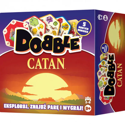 gra Dobble Catan Clutch box