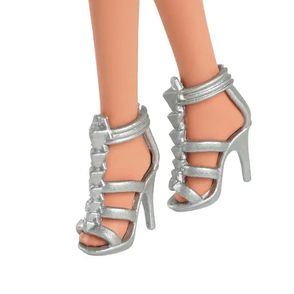 Barbie lalka Fashionistas, fioletowy strój