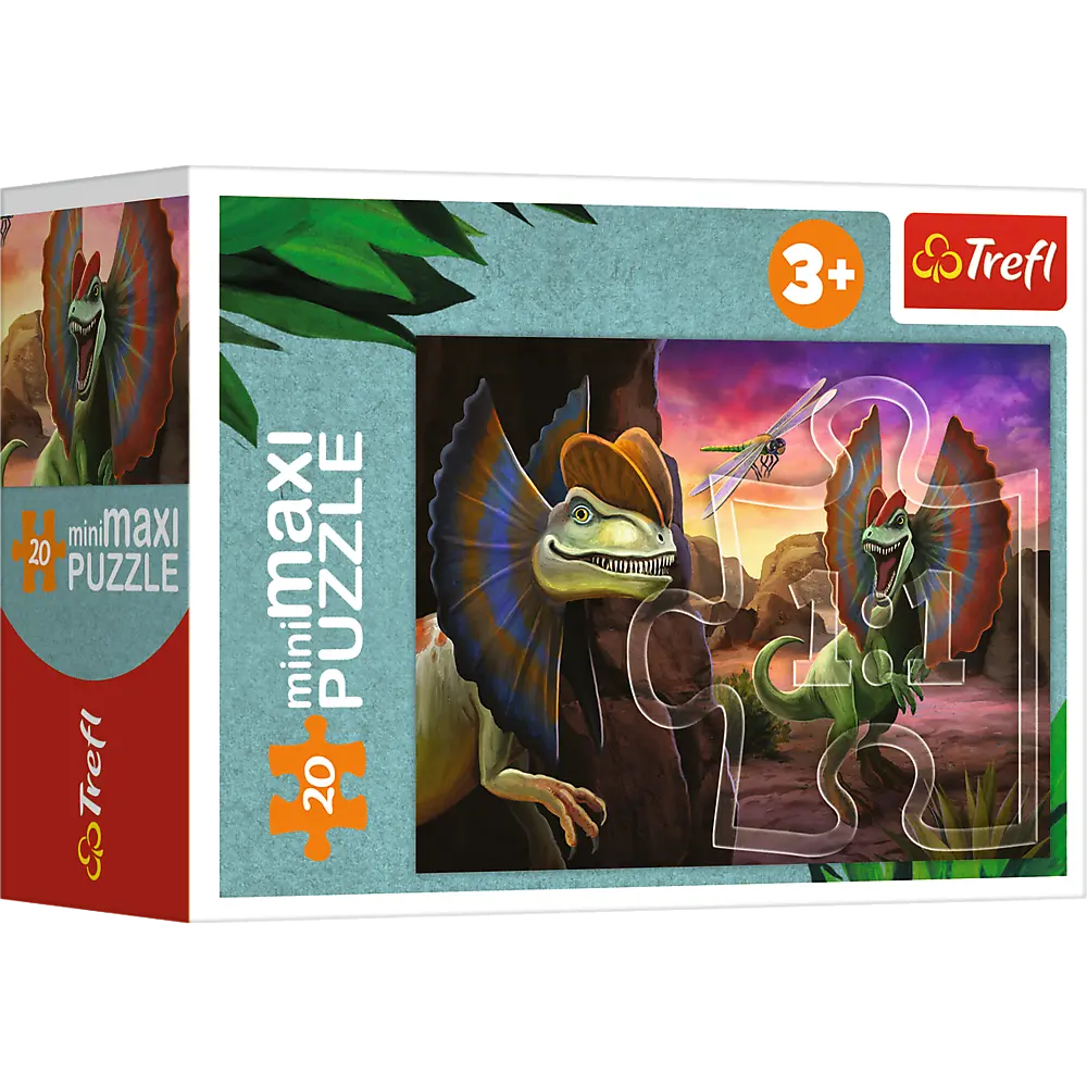 Puzzle minimaxi 20 elementów poznaj świat dinozaurów