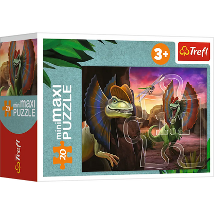 Puzzle minimaxi 20 elementów poznaj świat dinozaurów