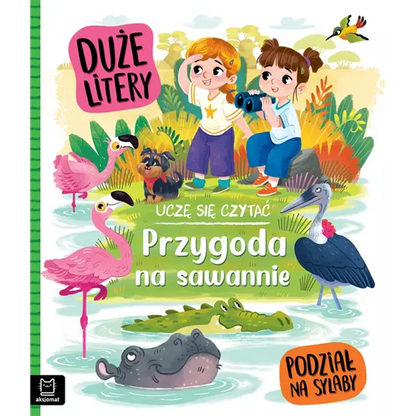 Książeczka Uczę się czytać: Przygoda na sawannie