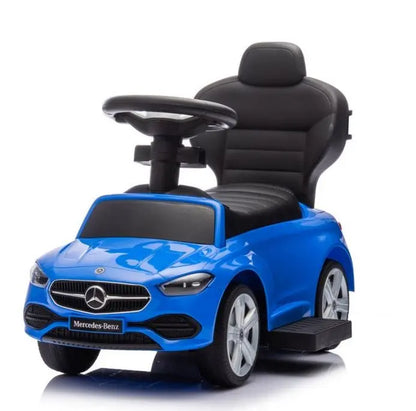 Jeździk z rączką Mercedes blue 6106 27157