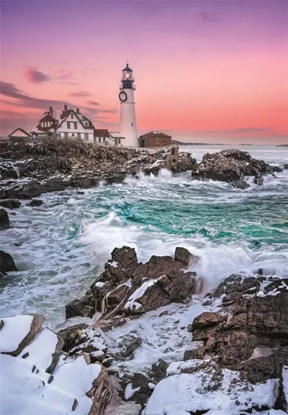 Puzzle 1000 Compact First Snow At Portland Head