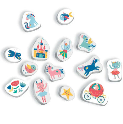 Bajkowe postacie w kąpieli 14szt.