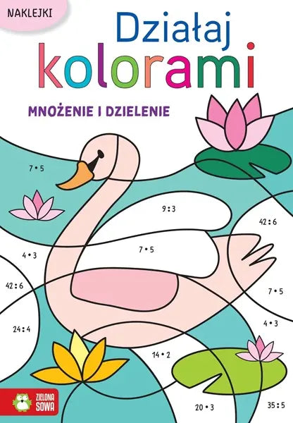 Kolorowanka - Działaj kolorami. Mnożenie i dzielenie