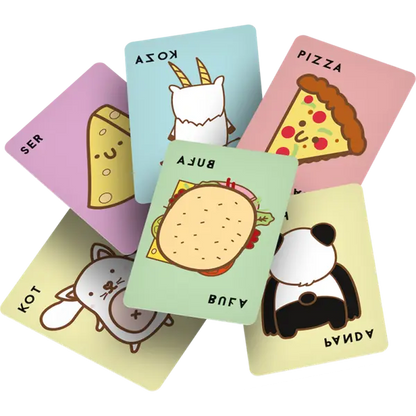 Gra - Buła, Kot, Koza, Ser, Pizza - Na opak
