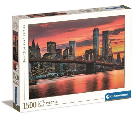 Puzzle 1500 HQ East River at dusk