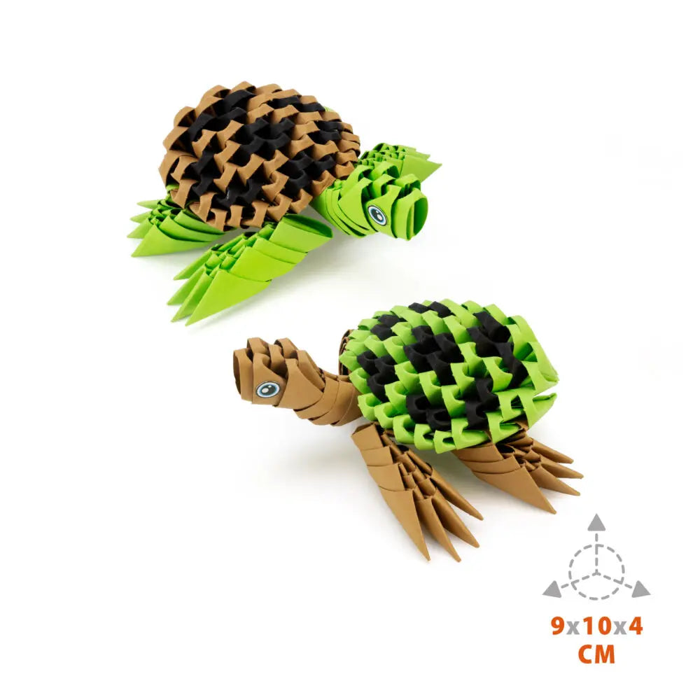 Origami 3d żółwie