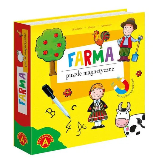 Puzzle magnetyczne układanka Farma 26788