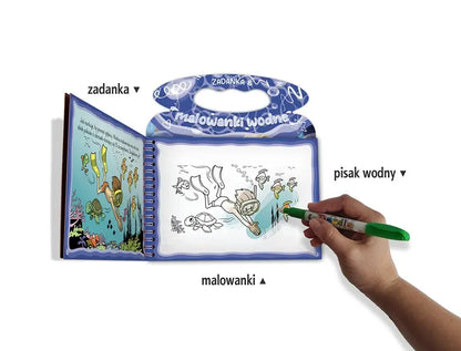 Zadanka i malowanki wodne. Zwierzęta wodne