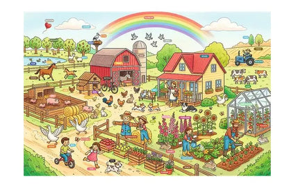 PUZZLE Edu 104 Na wsi i w ogrodzie 15599