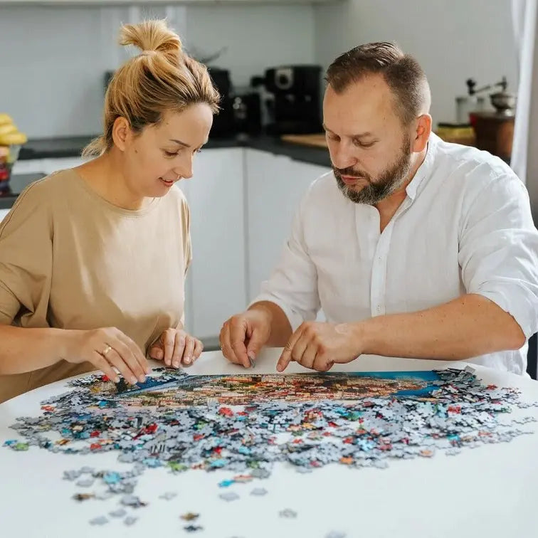 Puzzle 500 elementów Premium Plus Quality Tea Time: Wspomnienia z podróży