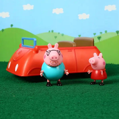 Świnka Peppa auto rodzinne + 2 figurki