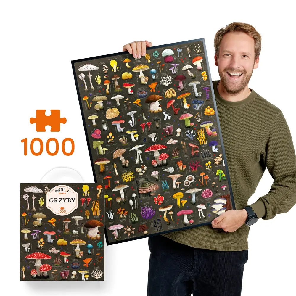 Puzzlove grzyby 1000 elementów puzzle rodzinne