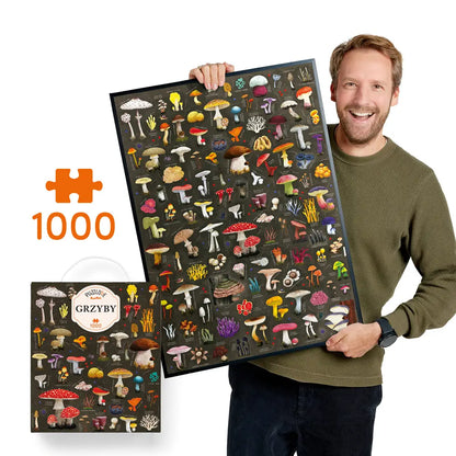 Puzzlove grzyby 1000 elementów puzzle rodzinne