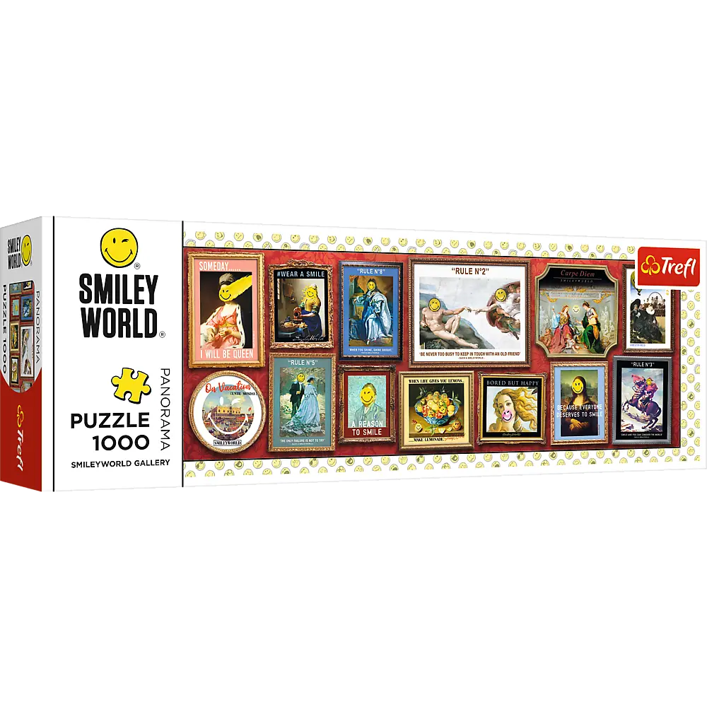 Puzzle 1000 elementów Panorama Galeria Smiley World