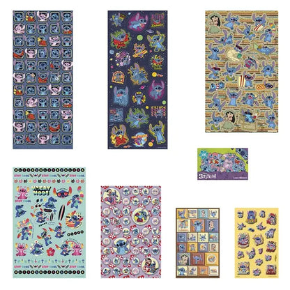 Super set naklejki Stitch, 8 arkuszy