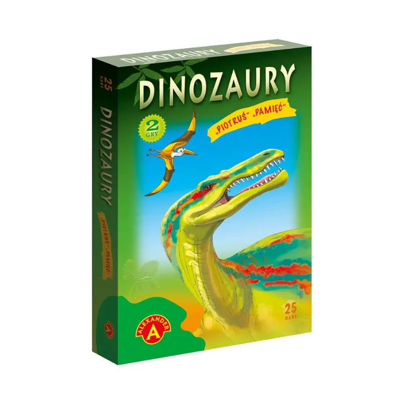 Karty piotruś + pamięć: dinozaury
