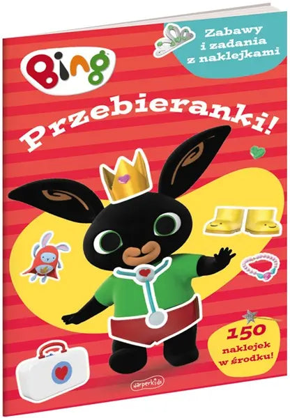 Książeczka - Bing. Przebieranki! Zabawy i zadania z naklejkami