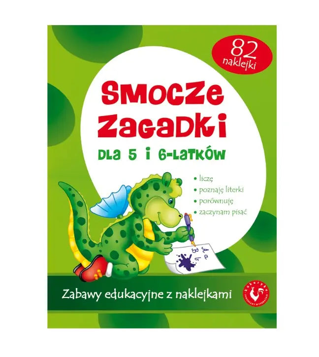 Smocze zagadki dla 5 i 6 latków