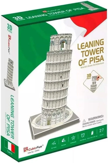 Cubic fun puzzle 3d krzywa wieża w pizzie