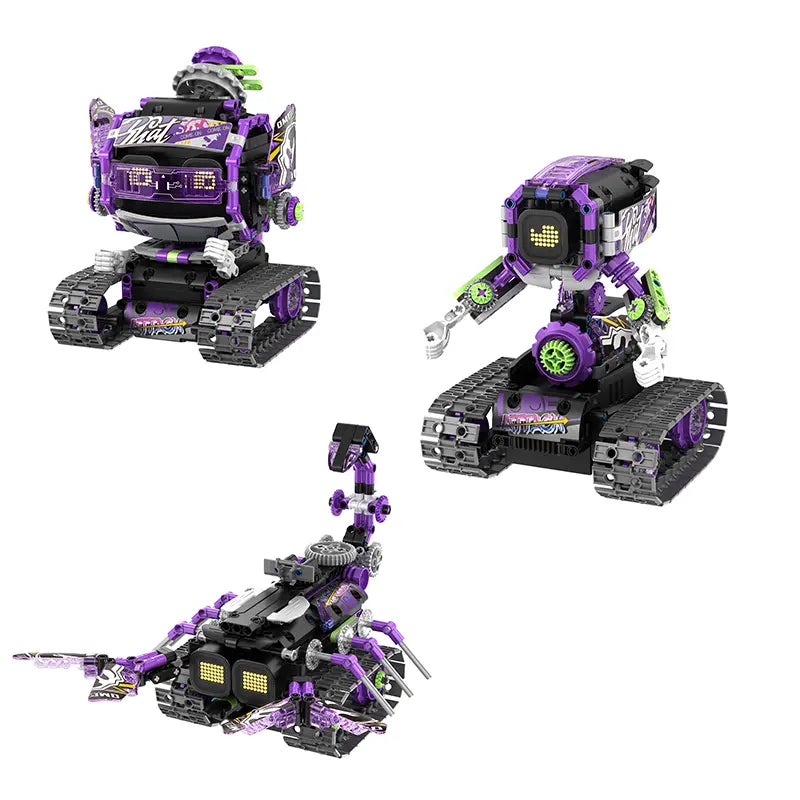 Immaster inteligentny robot programujący zdalnie sterowany 3w1 458 elementów
