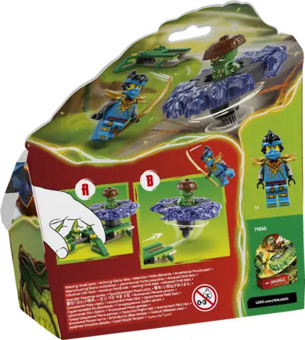 Lego Ninjago - Nya kontra zmutowany potwór na spinnerze