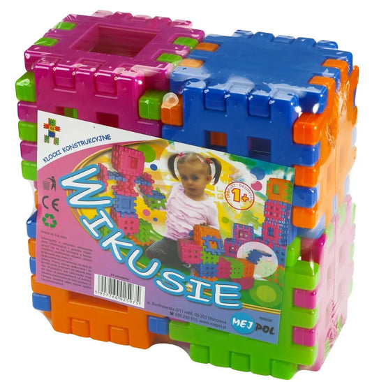 Klocki konstrukcyjne Wikusie 24 elementy 25975