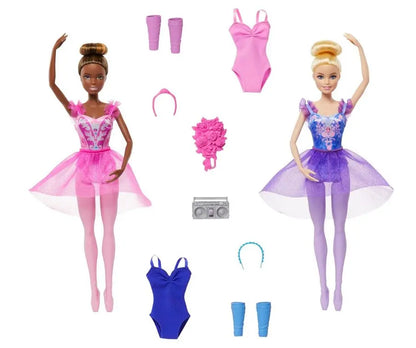 Barbie 2 lalki baletnice+akces. HXC37 /4