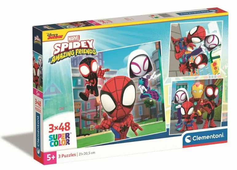 Puzzle 3x48 super kolor square spidey