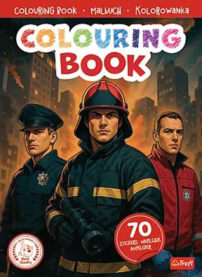Książka aktywizująca Służby, Kolorowanka z naklejkami