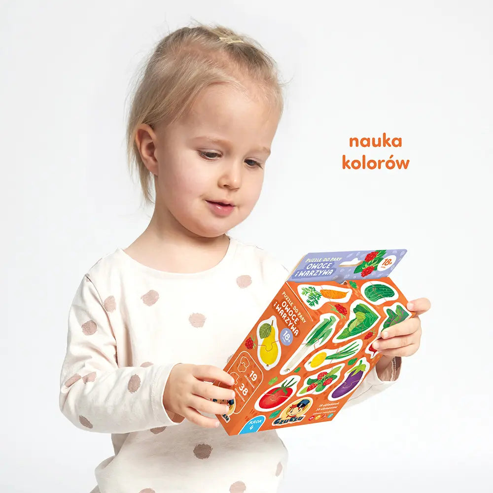CzuCzu Puzzle do pary Owoce i warzywa 18m+